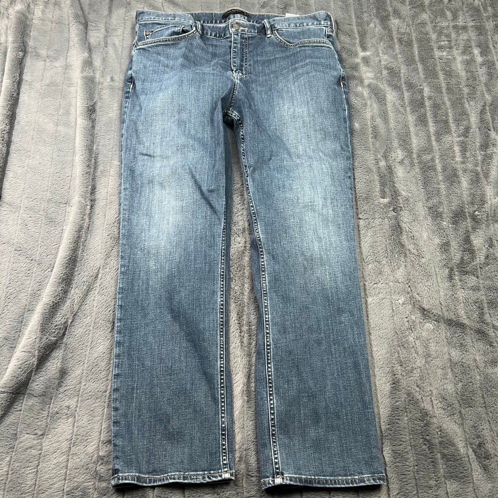 Banana Republic Mens Slim Fit Medium Wash Blue Denim Jeans 36x30 RN54023